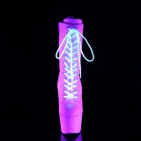 Neon glitter plat�boots kvinners 18 cm ADORE-1040IG h�yh�lte boots