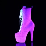 Neon glitter plat�boots kvinners 18 cm ADORE-1040IG h�yh�lte boots