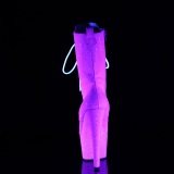 Neon glitter plat�boots kvinners 18 cm ADORE-1040IG h�yh�lte boots