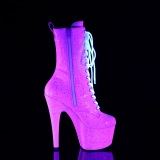 Neon glitter plat�boots kvinners 18 cm ADORE-1040IG h�yh�lte boots