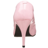 Pink Varnished 10 cm VANITY-420 pointed toe pumps high heels