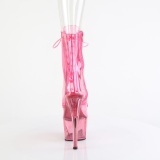 Pink transparent 18 cm ADORE-1021C h�yh�lte ankelst�vletter - pole dance h�ler