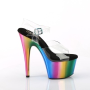 Platform rainbow 18 cm ADORE-708RC Pole dancing high heels