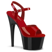 Red platform 18 cm ADORE-709 pleaser high heels shoes