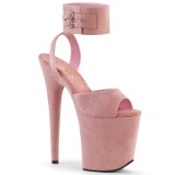 Rose 20 cm FLAMINGO-891 suede platform high heels shoes
