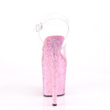 Rose glitter 20 cm FLAMINGO-808CF Pole dancing high heels shoes