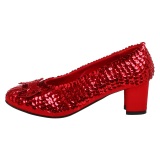 Sequins 5 cm DOROTHY cosplay bow tie pumps princess shoes
