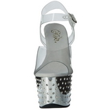 S�lv 18 cm Pleaser STARDUST-708 h�ye h�ler krom plat�
