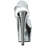 S�lv 18 cm Pleaser STARDUST-708 h�ye h�ler krom plat�