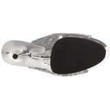 S�lv Glitter 15 cm Pleaser DELIGHT-1018G plat� ankel h�ye st�vler