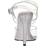 Strass steiner 11,5 cm GALA-08DM h�ye fest sandaler med h�l
