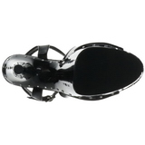Svart 18 cm Pleaser ADORE-709LS h�ye h�ler damer sko