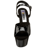 Svart Lakk 15 cm FUNTASMA JULIET-209 plat� h�ye h�ler sko