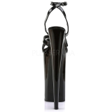 Svart Lakk 25,5 cm Pleaser BEYOND-012 plat� h�ye h�ler sko