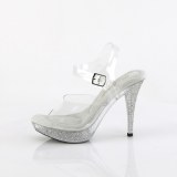 Transparent 11,5 cm ELEGANT-408-2 Bikini posing high heel shoes fabulicious