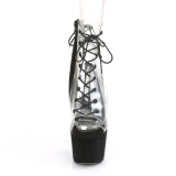 Transparent 18 cm ADORE-700-30FS Pole dancing ankle boots