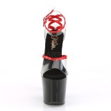 Transparent 18 cm LOVESICK-712 corset heels pleaser sandals