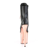 Vegan 20 cm FLAMINGO-1020 gull krom plat� ankel h�ye st�vler