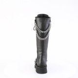 Vegan 6 cm REN-215 gotiske kneh�ye sn�rest�vler for kvinner med kjeder