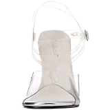 White 11,5 cm FABULICIOUS GALA-08 High Heeled Evening Sandals