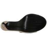 beige lakkl�r 10 cm CLASSIQUE-01 store st�rrelser mules dame