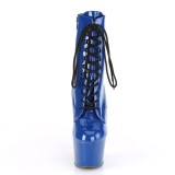 bl� lakkl�r 18 cm ADORE-1020 plat� ankelst�vletter til dame