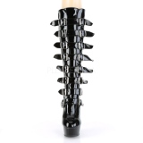 blank 15 cm DELIGHT-2049 h�ye plat�st�vler til dame med spenner