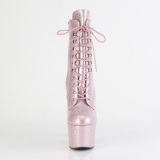 blush glitter plat�boots kvinners 18 cm h�yh�lte boots