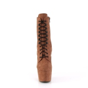 brun kunstl�r 18 cm ADORE-1020FS ankelst�vletter med sn�ring