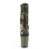 camoflash canvas 20 cm FLAMINGO-1020CAMO pleaser ankelst�vletter med plat�