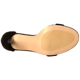 fløyel 13 cm Pleaser AMUSE-10 dame sandaler med hæl