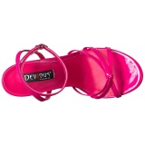 fuchsia 15 cm DOMINA-108 fetish sandaler med stiletth�ler