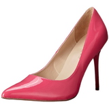 fuchsia lakk 10 cm CLASSIQUE-20 h�ye pumps damesko til menn