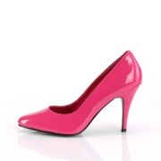 fuchsia lakk 10 cm VANITY-420 spisse pumps med h�ye h�ler