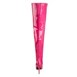 fuchsia lakk 13 cm SEDUCE-3010 l�rh�ye st�vler til menn