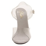 gjennomsiktig 10 cm CARESS-408 dame sandaletter lavere h�l