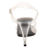 gjennomsiktig 10 cm CARESS-408 dame sandaletter lavere h�l