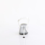 gjennomsiktig 11,5 cm CUPID-408 perspex h�yh�lte sandaler kvinner
