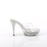 gjennomsiktig 11,5 cm ELEGANT-401 strass steiner plat� slip ins dame