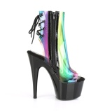 gjennomsiktig 18 cm ADORE-1018C-RB pole dancing ankelst�vletter