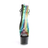 gjennomsiktig 18 cm ADORE-1018C-RB pole dancing ankelst�vletter
