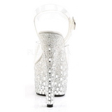 gjennomsiktig 18 cm ADORE-708MR-5 h�ye damesko med h�l