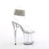 gjennomsiktig 20 cm FLAMINGO-2RS pleaser h�ye h�ler med ankel stropper