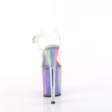 gjennomsiktig 20 cm FLAMINGO-808RG-01 glitter plat� h�ye h�ler dame