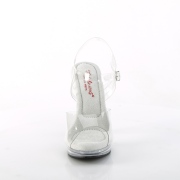 gjennomsiktig plat�sandaler 12,5 cm GLORY-508 h�yh�lte sandaler