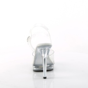 gjennomsiktig plat�sandaler 12,5 cm GLORY-508 h�yh�lte sandaler