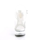 gjennomsiktig plat�sandaler 15 cm EXCITE-608 h�yh�lte sandaler