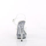 gjennomsiktig plat�sandaler 15 cm SULTRY-608 h�yh�lte sandaler