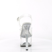 gjennomsiktig plat�sandaler 18 cm PASSION-708 h�yh�lte sandaler