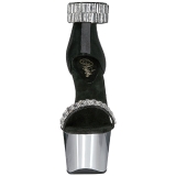 glitrende steiner 18 cm ADORE-769RS krom plat� h�ye h�ler